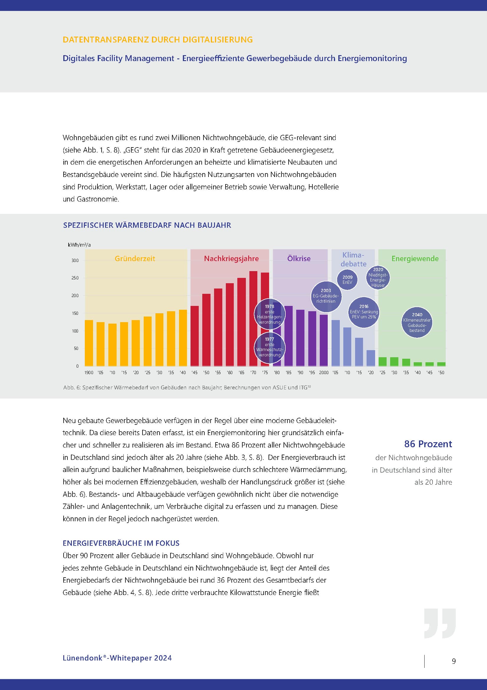 Welche Rolle spielt das Energiemonitoring im digitalen Facility Management und welche Bedeutung hat der intelligente, datengetriebene Ansatz für ein zukunftsorientiertes Gebäudemanagement? Erfahren Sie mehr im Lünendonk-Whitepaper 2024 "Digitales Facility Management - Energieeffiziente Gewerbegebäude durch Energiemonitoring" welches in Zusammenarbeit mit Apleona entstanden ist