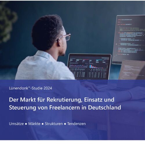 Die Lünendonk-Studie "Der Markt für Rekrutierung, Einsatz und Steuerung von Freelancern in Deutschland" bietet relevante Kennzahlen, Daten, Entwicklungen und Insights zum Marktsegment für Freelancer-Vermittlung in Deutschland, basierend auf den umfassenden Angaben von 27 Personaldienstleistern.