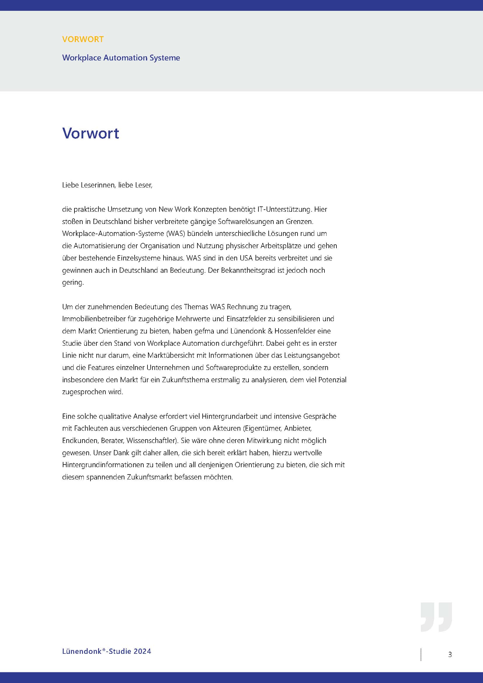 Was ist Workplace Automation und wo steht der Markt? Welche für Workplace Automation relevanten Anbietertypen gibt es und welche Rolle spielt der Datenschutz? Erfahren Sie mehr in der vorliegenden Studie von Lünendonk und gefma "Gibt es einen Markt für Workplace Automation in DACH?" welche in Kooperation mit InCaTec Solution, Loy & Hutz Solutions, PricewaterhouseCoopers GmbH Wirtschaftsprüfungsgesellschaft und Thing-it entstanden ist!