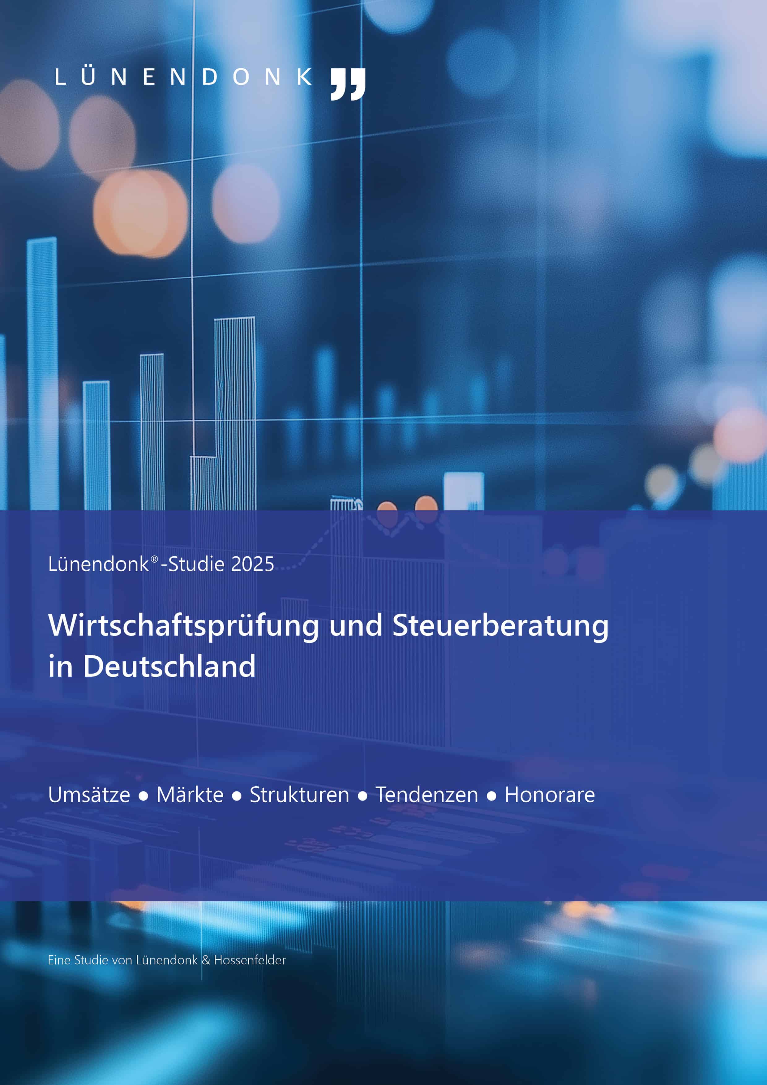 Die Lünendonk-Studie 2024 Wirtschaftsprüfung und Steuerberatung in Deutschland bietet relevante Kennzahlen, Daten, Entwicklungen und Insights zum Markt für Audit, Tax & Advisory, basierend auf den umfassenden Angaben von 82 WP-Gesellschaften und Netzwerken/Allianzen.