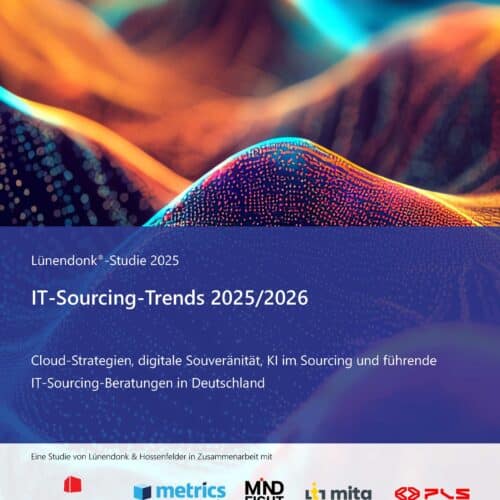 Cover der Lünendonk-Studie "IT-Sourcing-Trends 2025/2026"