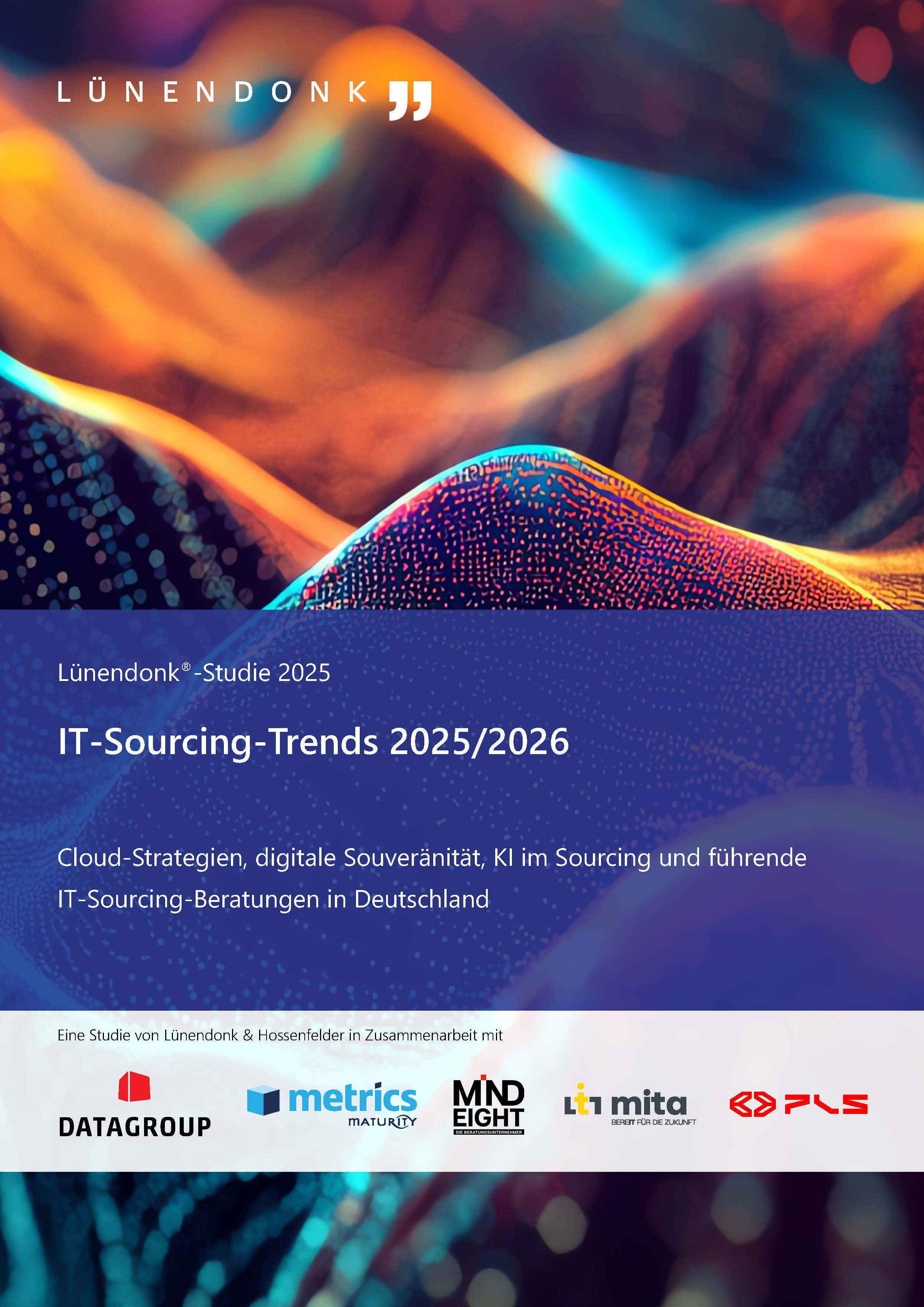 Cover der Lünendonk-Studie "IT-Sourcing-Trends 2025/2026"