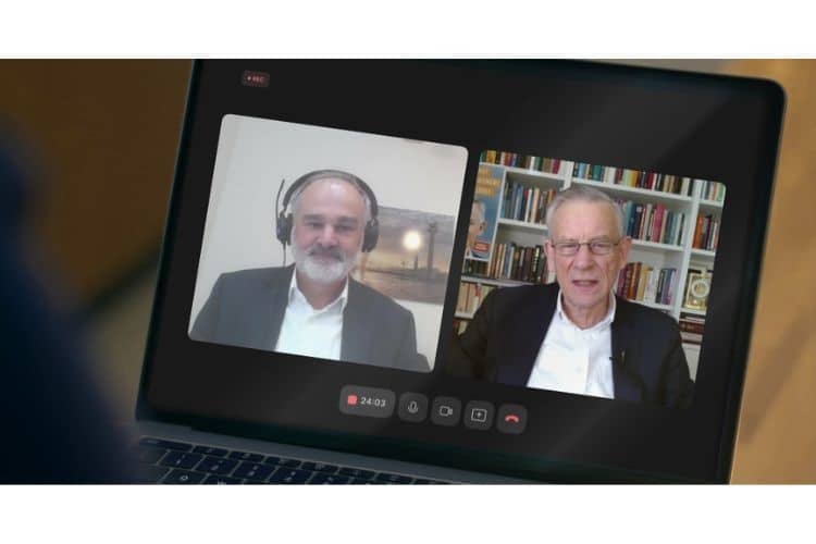 Lünendonk Podcast Folge 56: Jörg Hossenfelder (l.) und Prof. Hermann Simon von Simon-Kucher & Partners