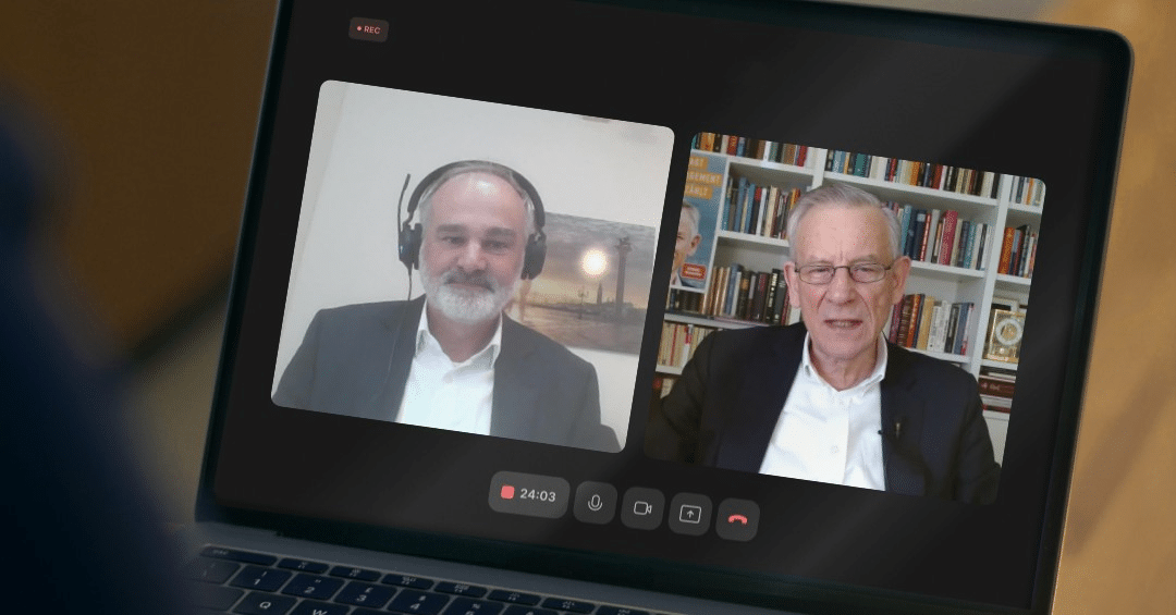 Lünendonk Podcast Folge 56: Jörg Hossenfelder (l.) und Prof. Hermann Simon von Simon-Kucher & Partners