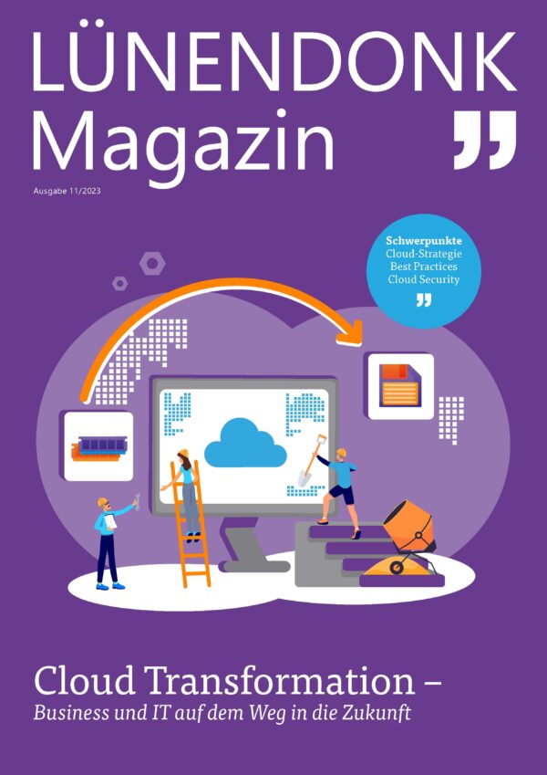 LUE_Magazin_Cloud_Transformation_Cover-2 Lünendonk-Magazin 2023: Cloud Transformation - Business und IT auf dem Weg in die Zukunft