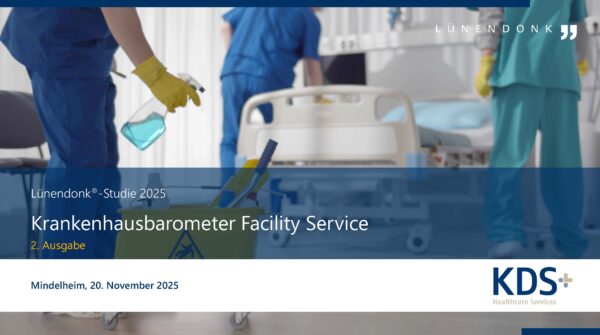 Seiten-aus-LUE_Krankenhausbarometer_FS_2025_f_Seite_1-2 Lünendonk-Studie 2025: Krankenhausbarometer Facility Service (Zweite Ausgabe)